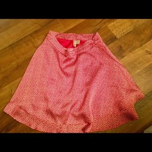 NWOT Forever 21 red polka dot mini skirt, sz. M